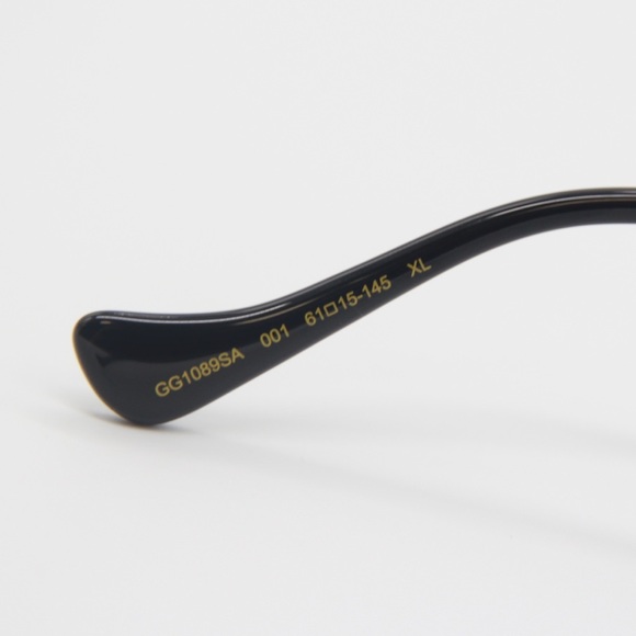 LIKE NEW GUCCI GG1089SA 001 + CHAIN WOMEN’S SUNGLASSES GUCCI GG1089SA 001 - Picture 11 of 12